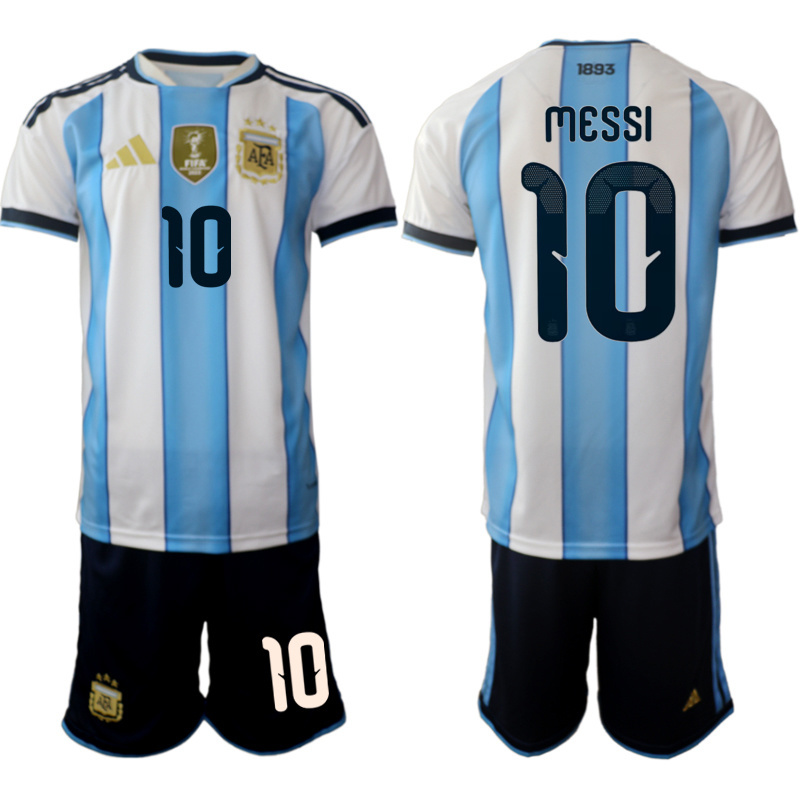 Men Argentina Long sleeve home 013 style 2026 World Cup Soccer jersey